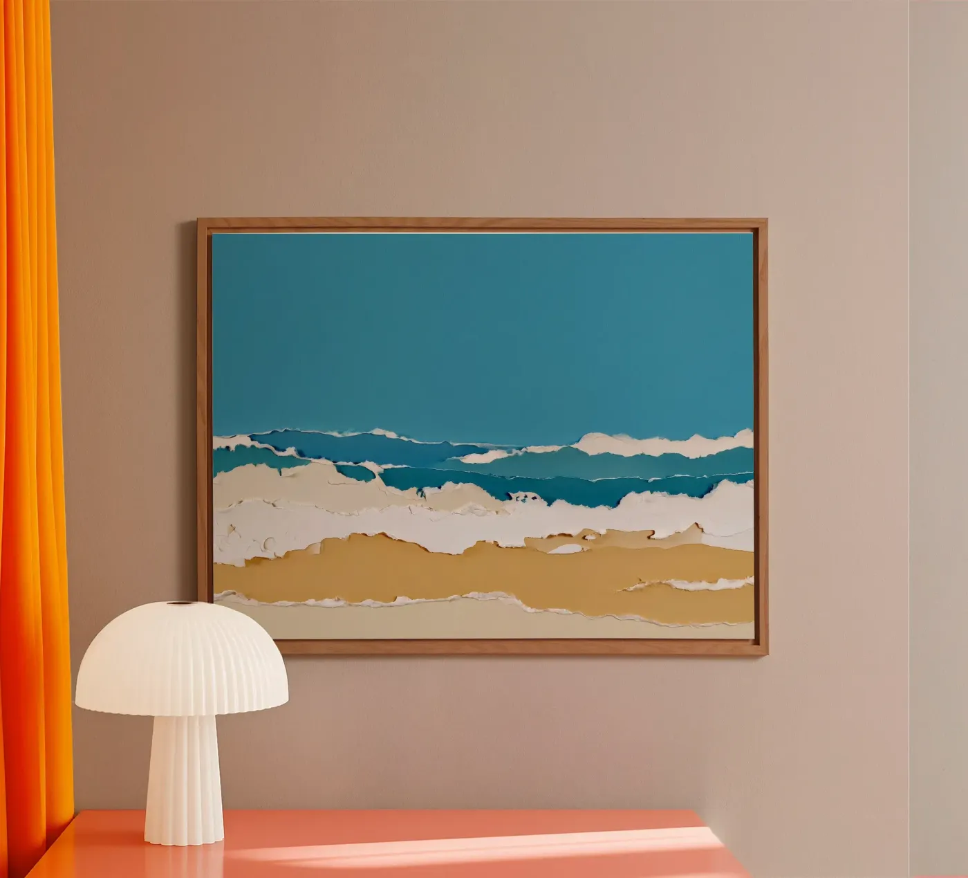 Tide and Sand pannello forex da Matthias Keller Studio