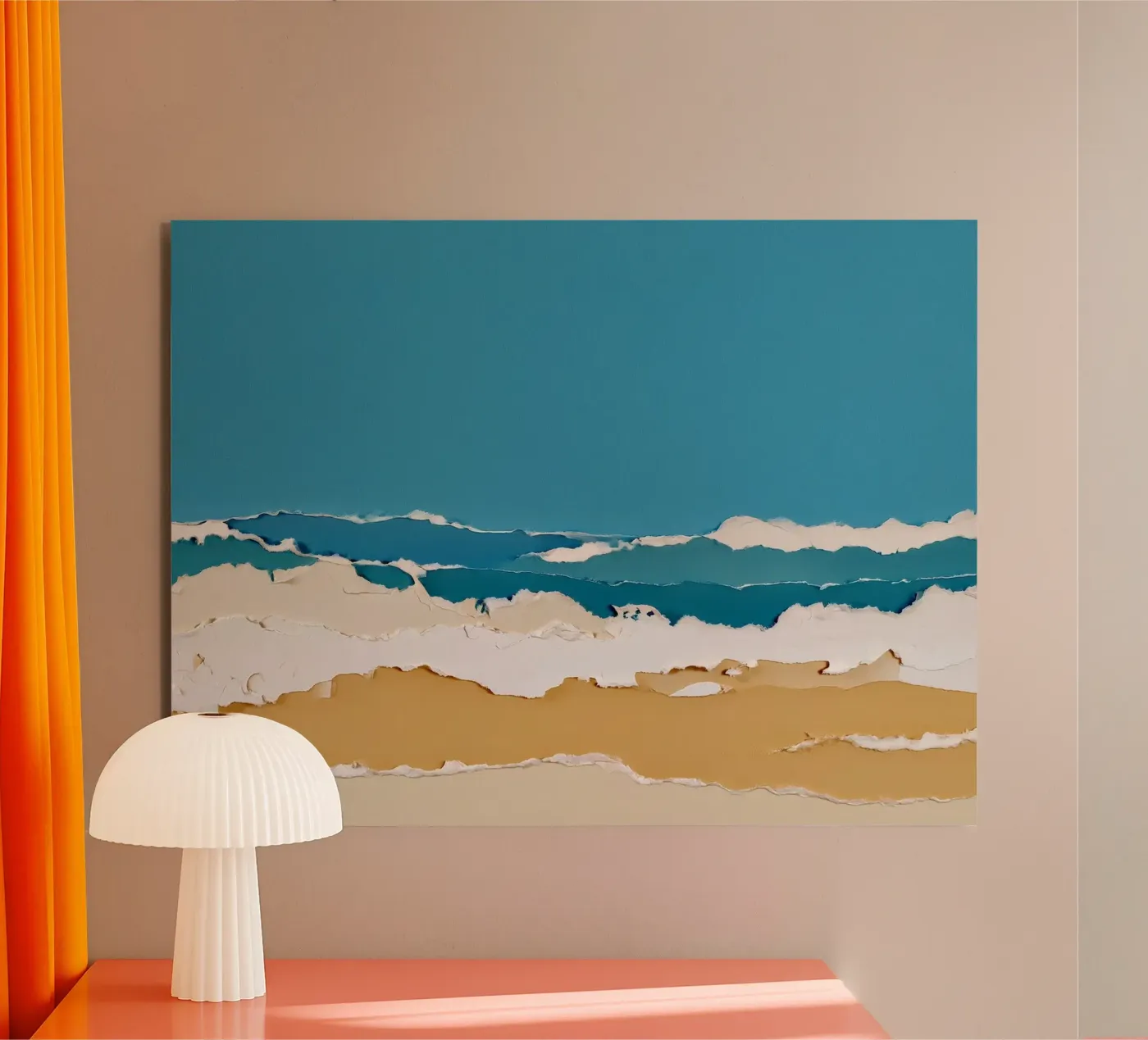 Tide and Sand pannello forex da Matthias Keller Studio