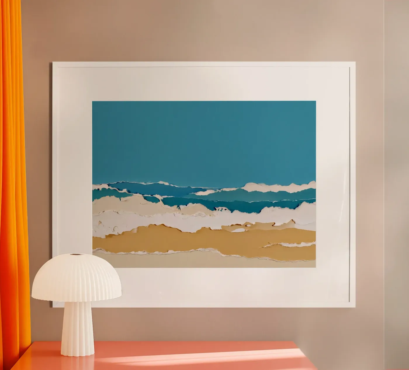 Marée et sable poster de Matthias Keller Studio