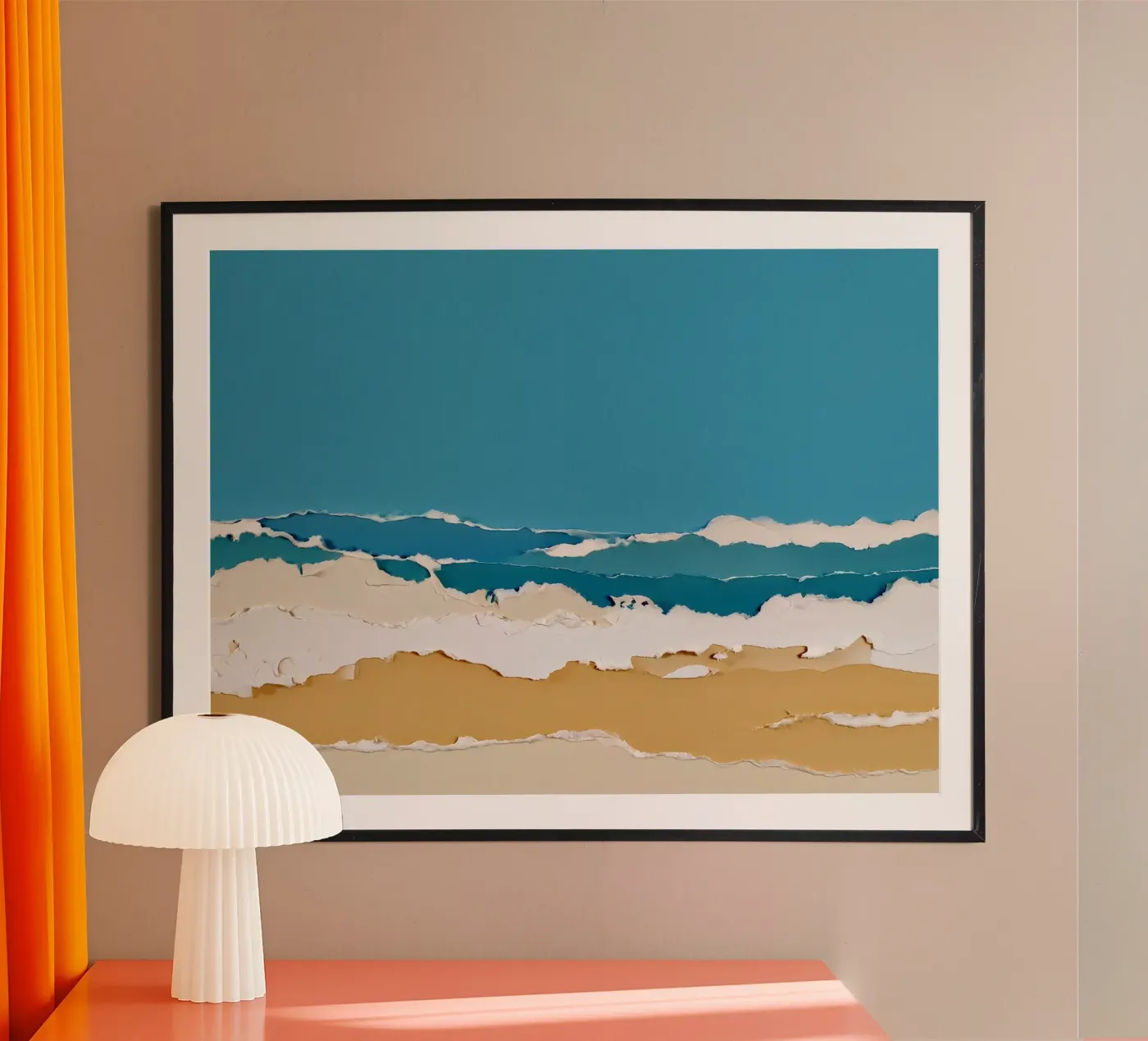 Marée et sable poster de Matthias Keller Studio