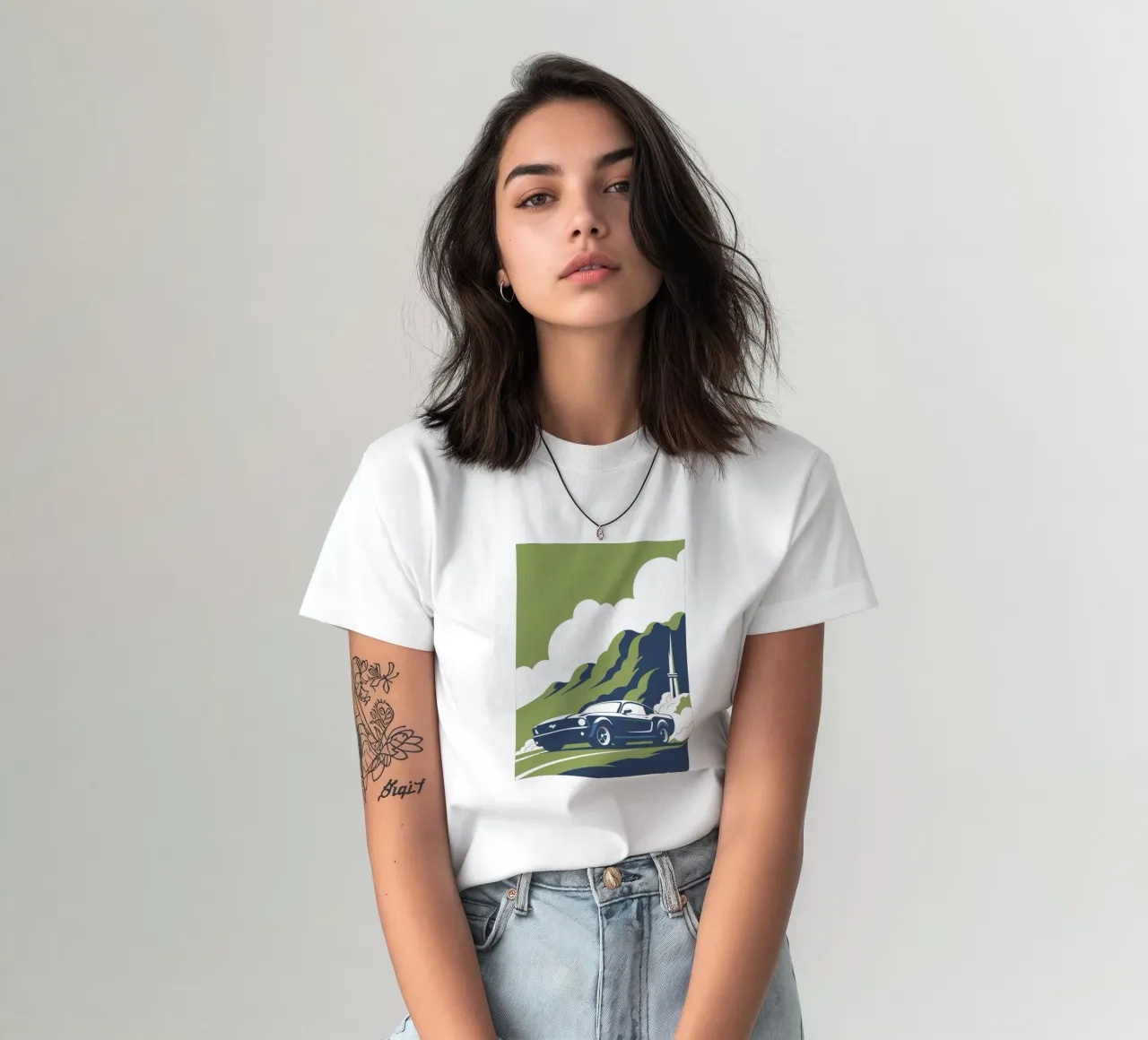 Auto di montagna t-shirt da STORE PRESENCE