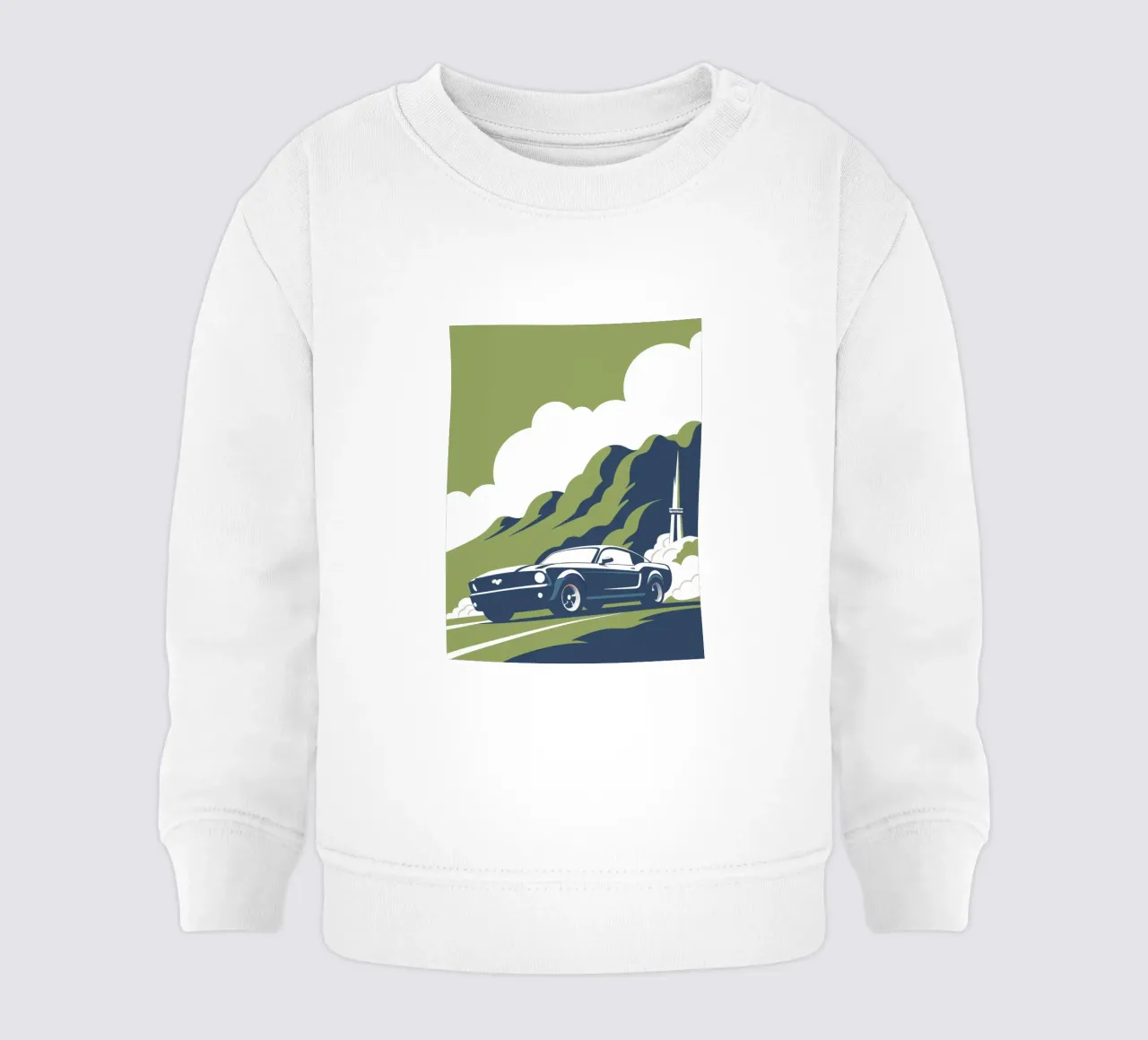 Auto di montagna felpa neonato da STORE PRESENCE