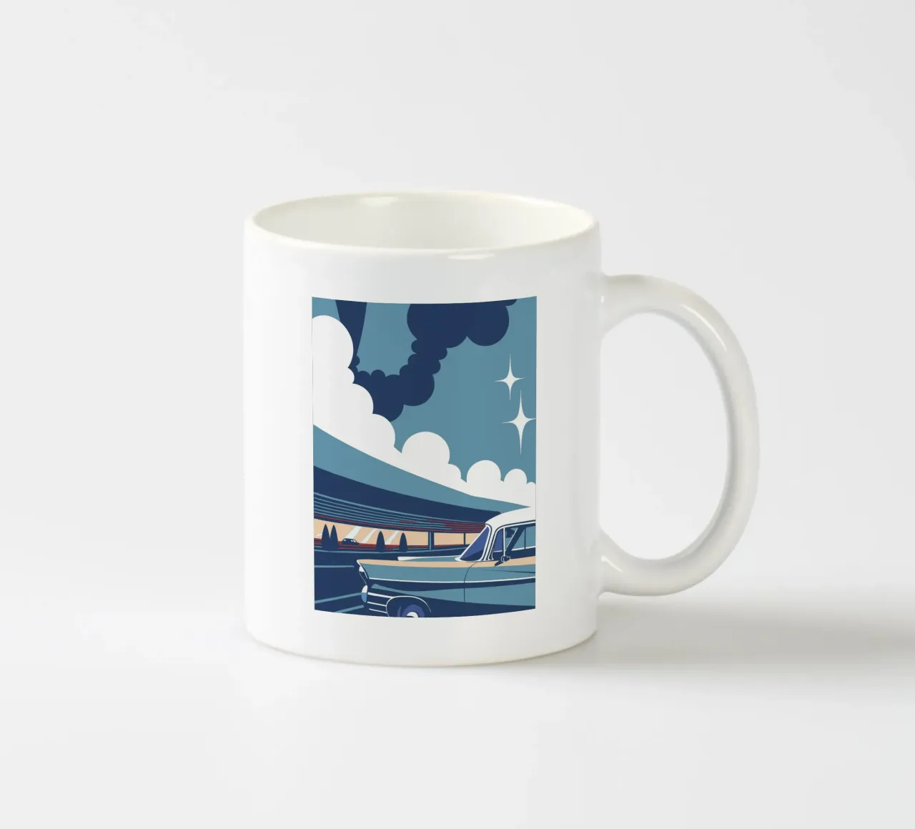 Parcheggio auto d'epoca tazza in ceramica da STORE PRESENCE