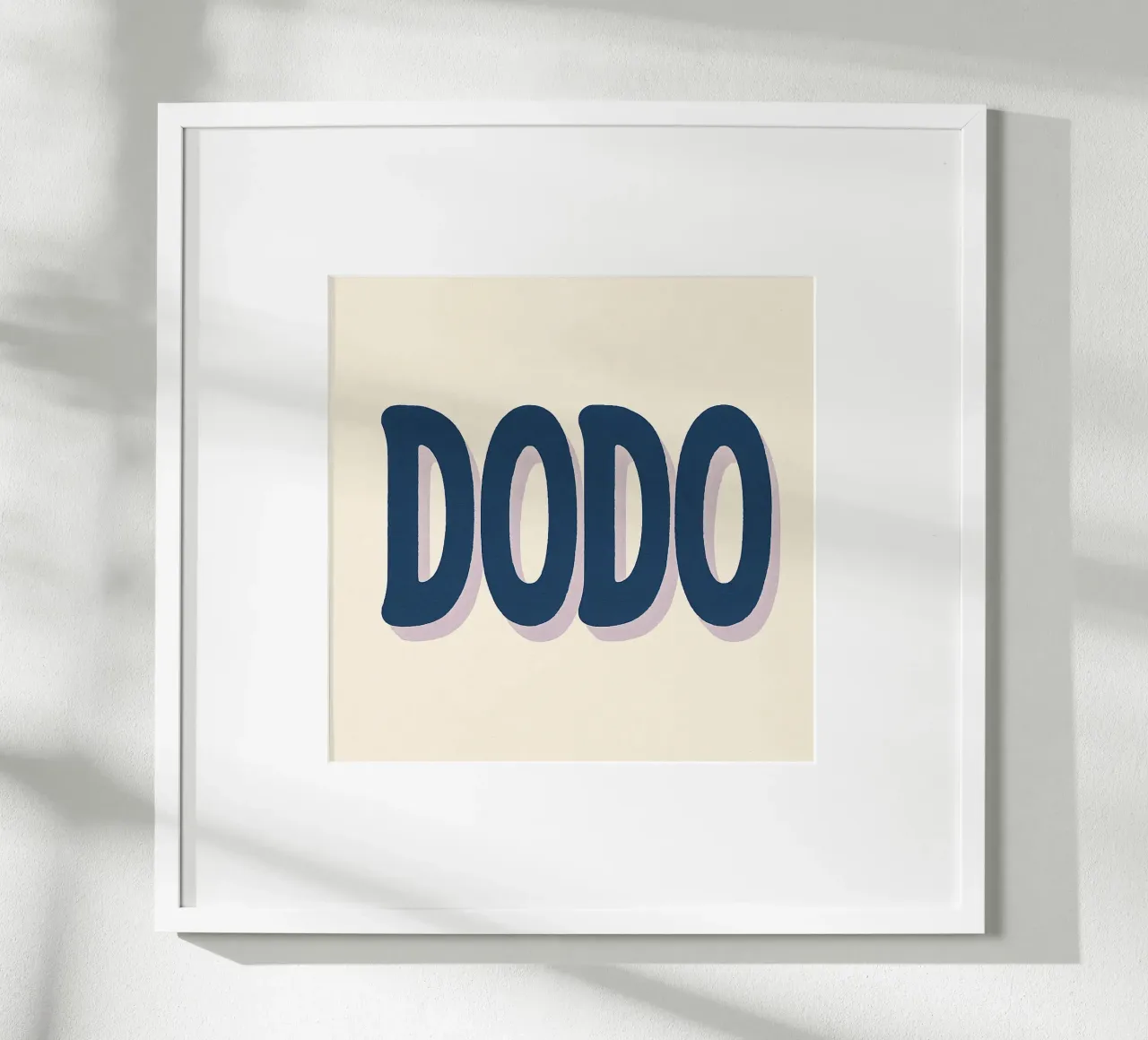 DODO – L’affiche minimaliste qui invite au repos hahnemühle de Art Typo Essentiel