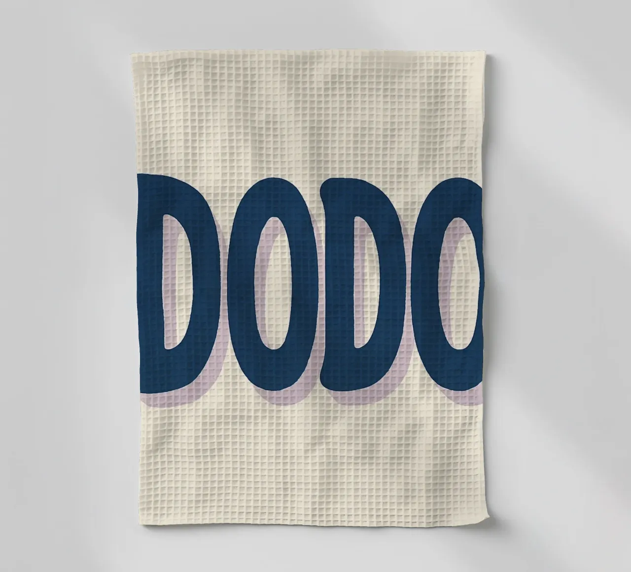 DODO – L’affiche minimaliste qui invite au repos torchon de Art Typo Essentiel