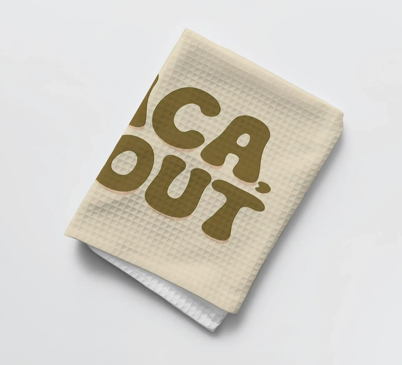 CACA, PROUT - Il manifesto regressivo e gioiosamente provocatorio canovaccio da cucina da Art Typo Essentiel