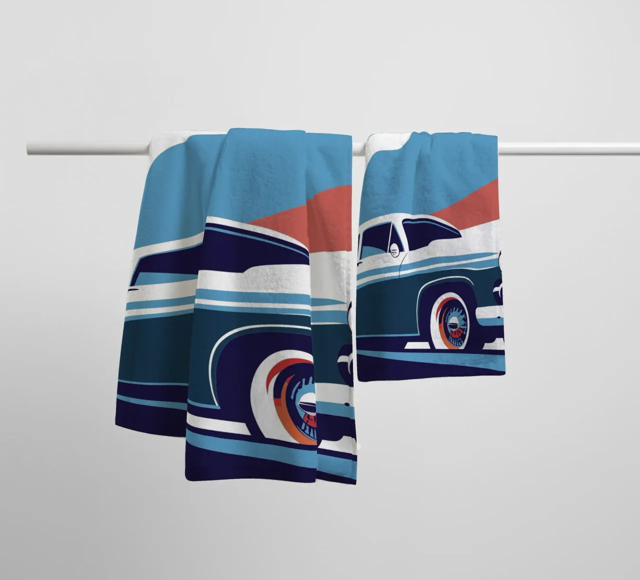 Auto d'epoca asciugamano da bagno da STORE PRESENCE