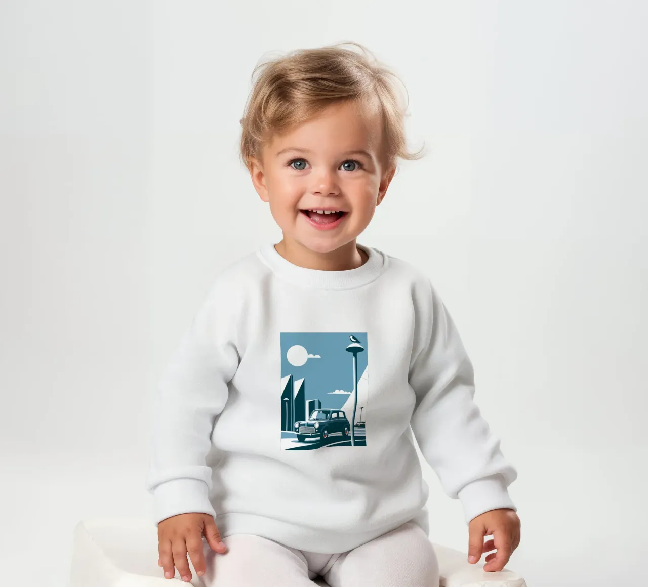 Auto d'epoca in città felpa neonato da STORE PRESENCE