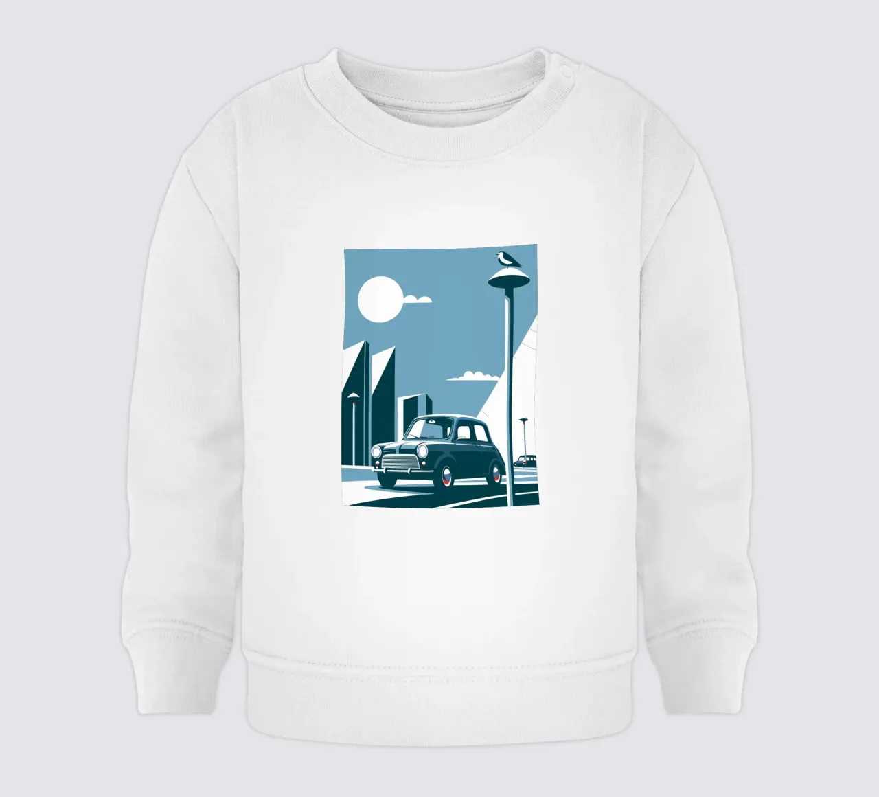 Auto d'epoca in città felpa neonato da STORE PRESENCE