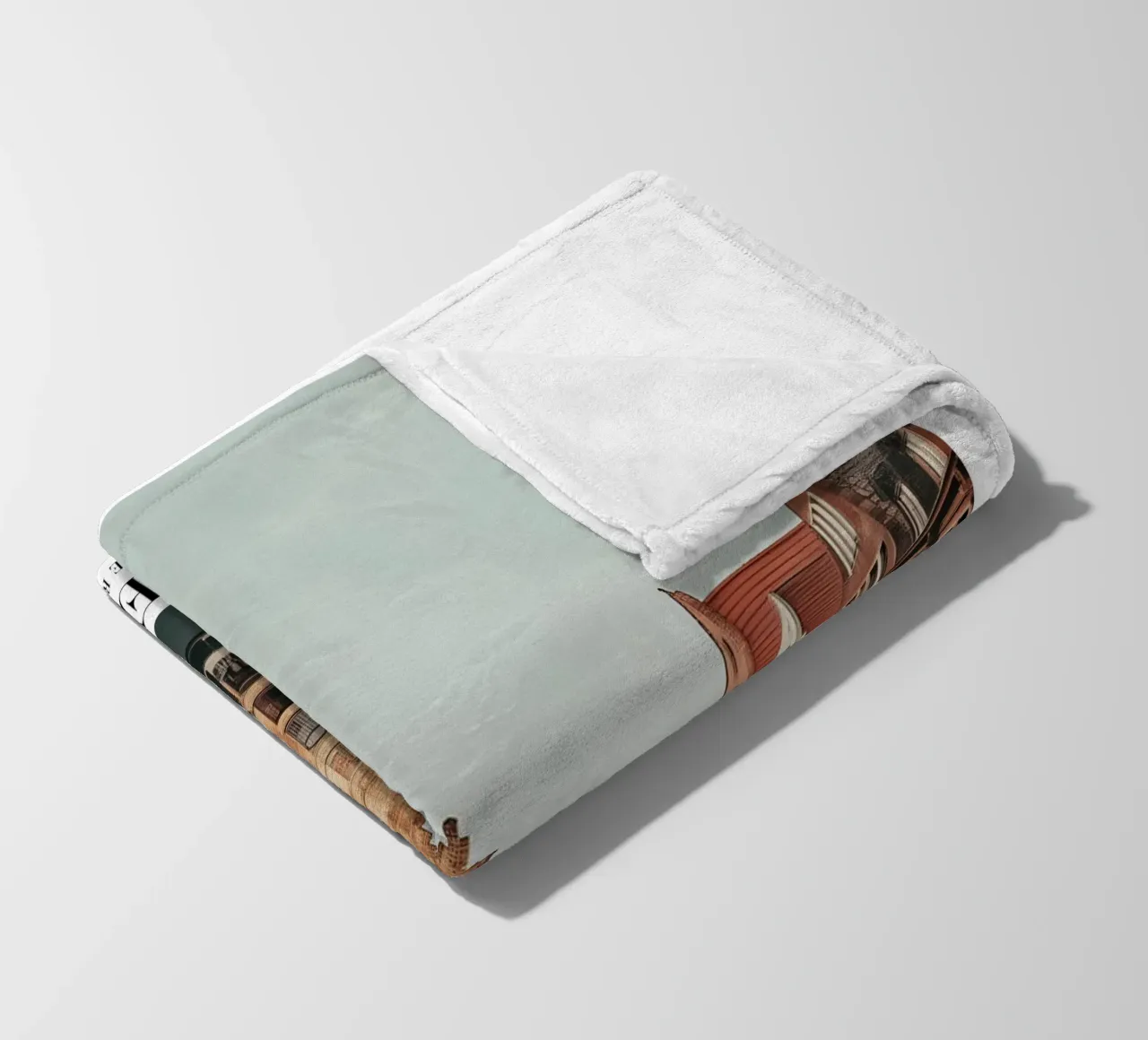 Stampa mercato Brema - Città anseatica tedesca coperta in pile da homdeco