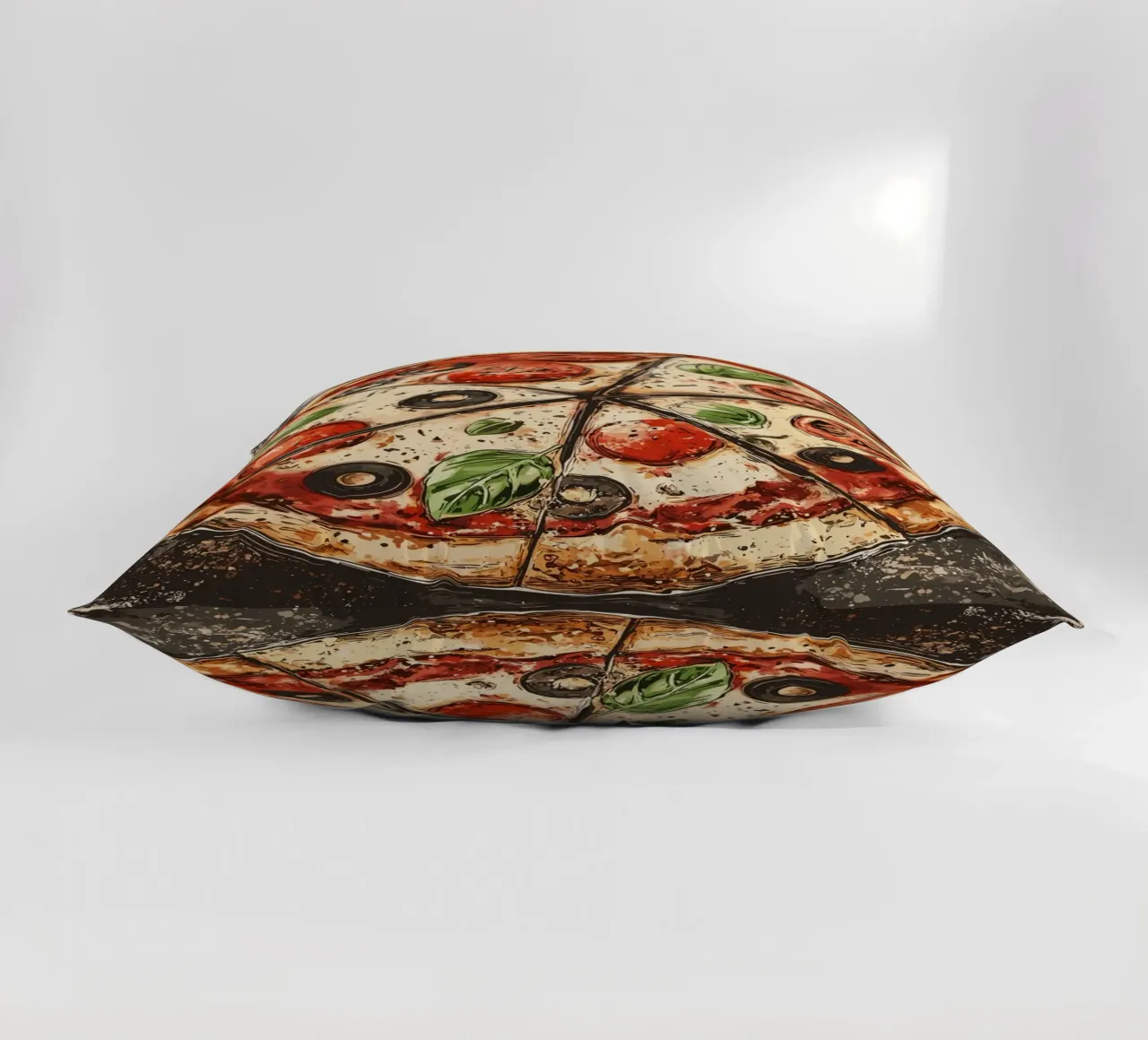 Pizza rustica con gusto italiano cuscino da pixelbull - medieval art and more