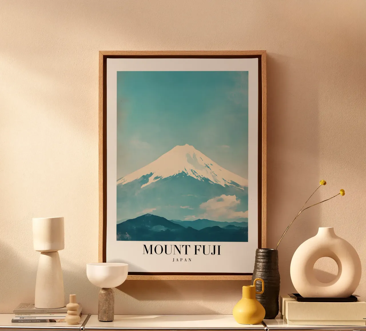 Mount Fuji Art Print - Iconic Japan Landscape canvas by homdeco