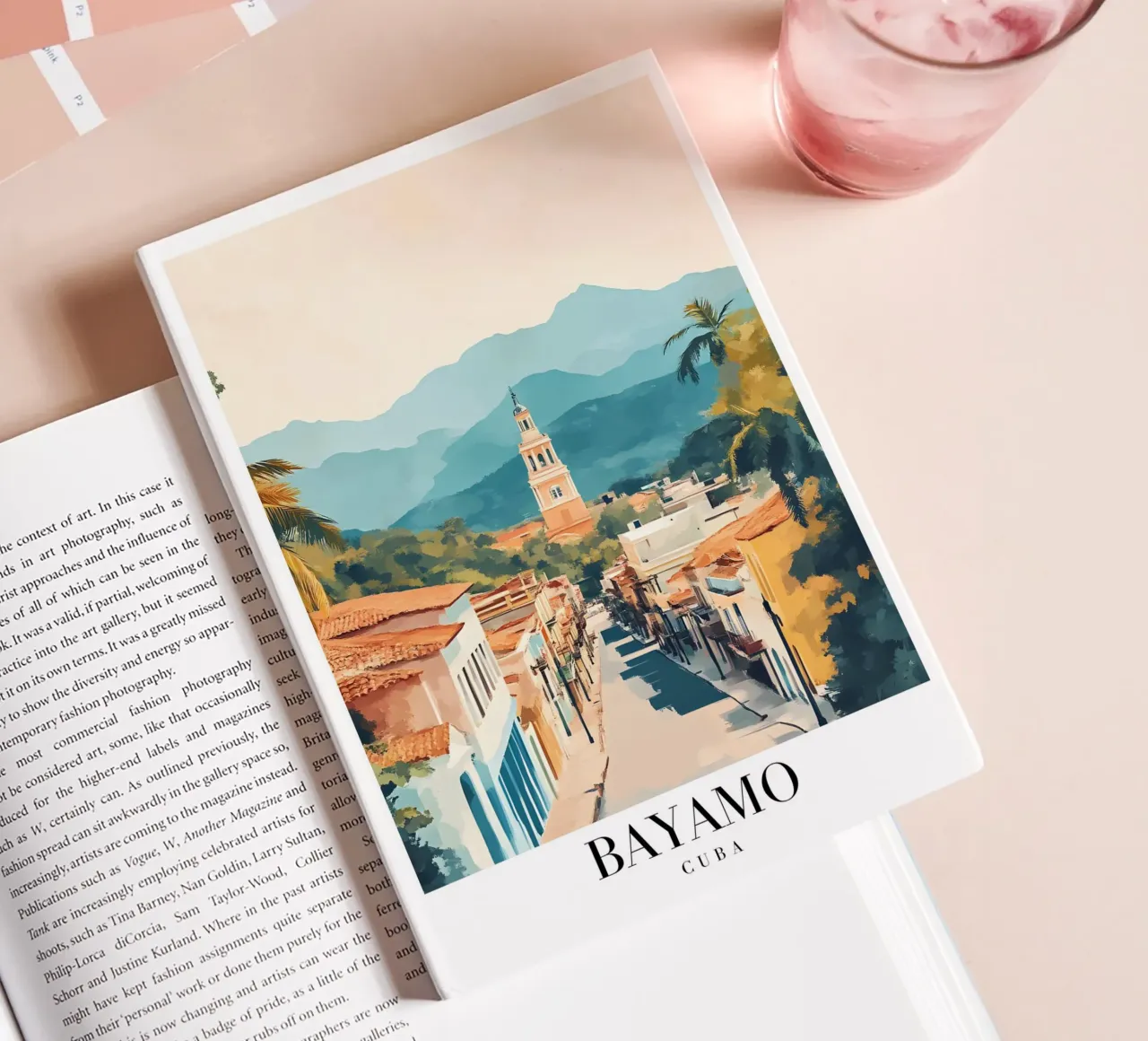 Bayamo Cuba Cityscape Art Print - Historic Charm notebook by homdeco