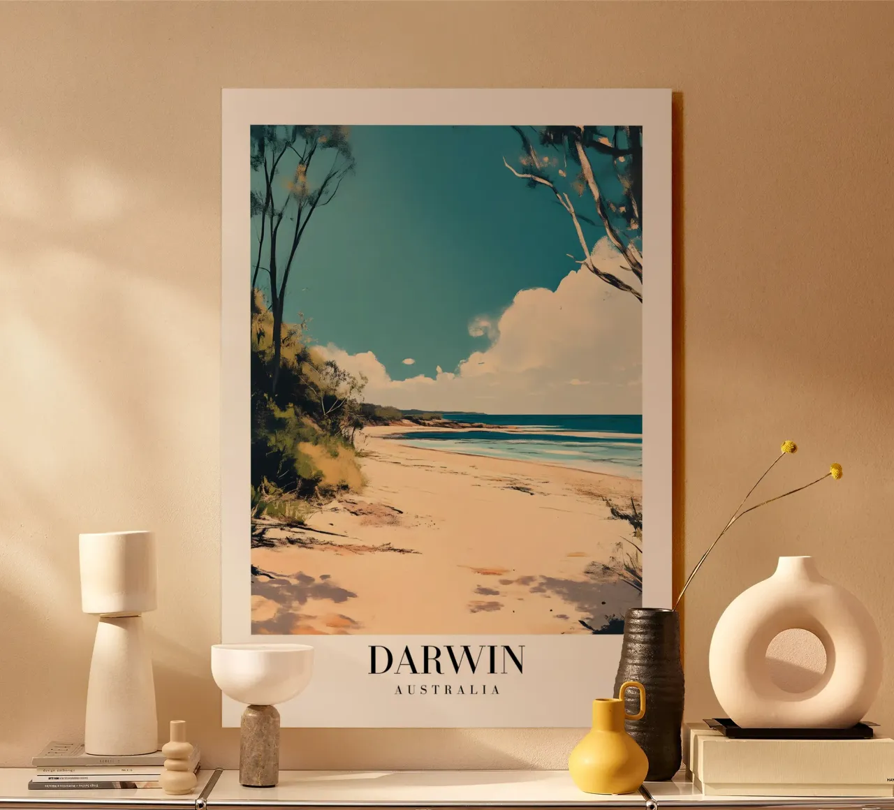 Stampa d'arte sulla spiaggia di Darwin - Costa del Territorio del Nord alluminio dibond da homdeco
