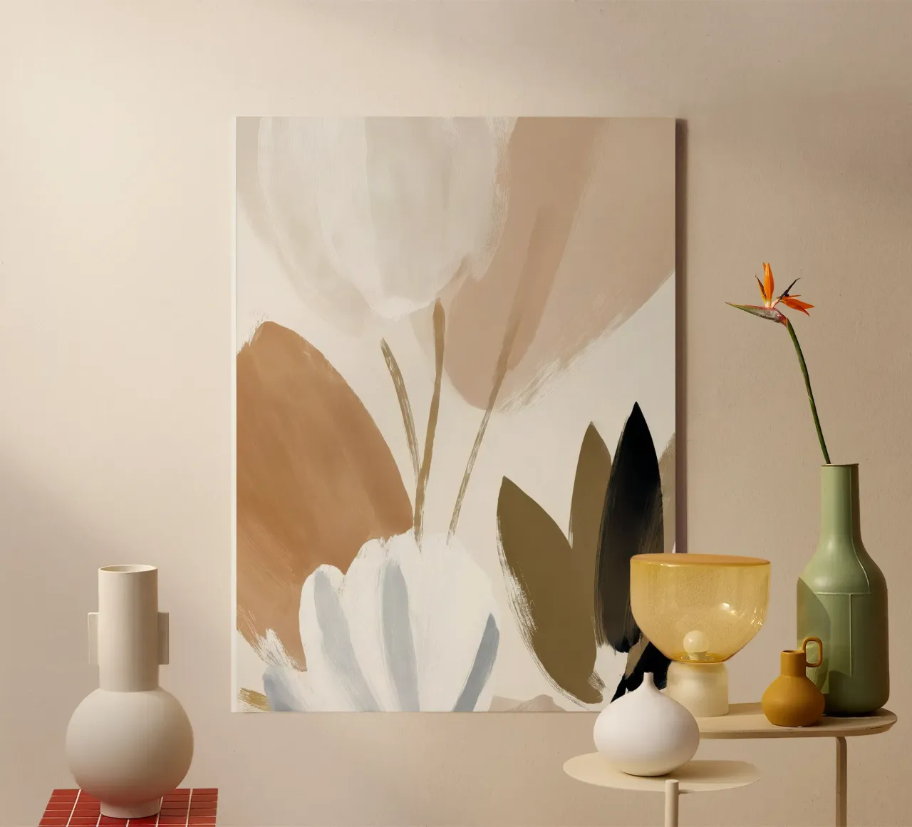 Gentle Bloom canvas by Seed & Signal
