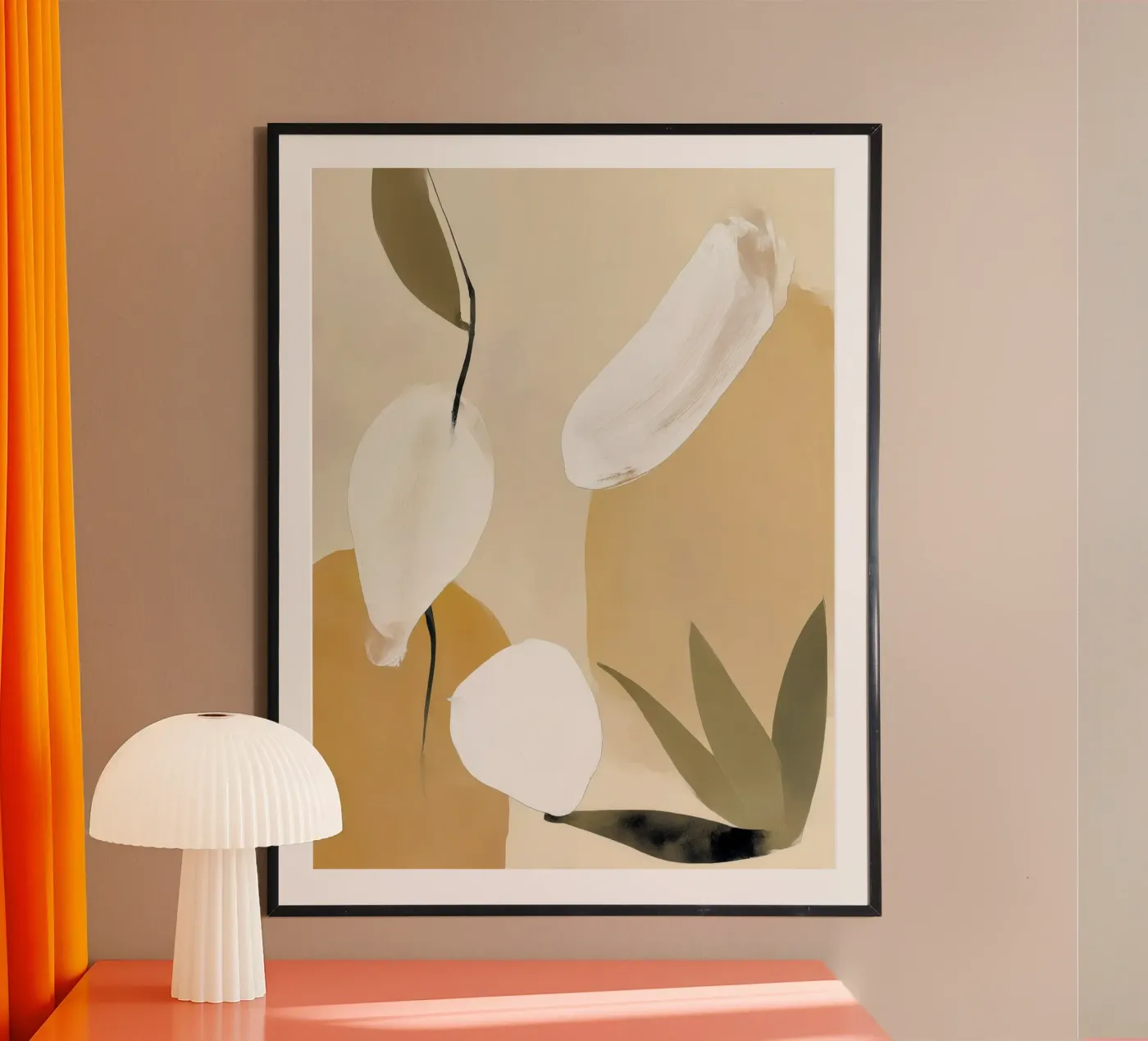 Etherisch groen poster van Seed & Signal
