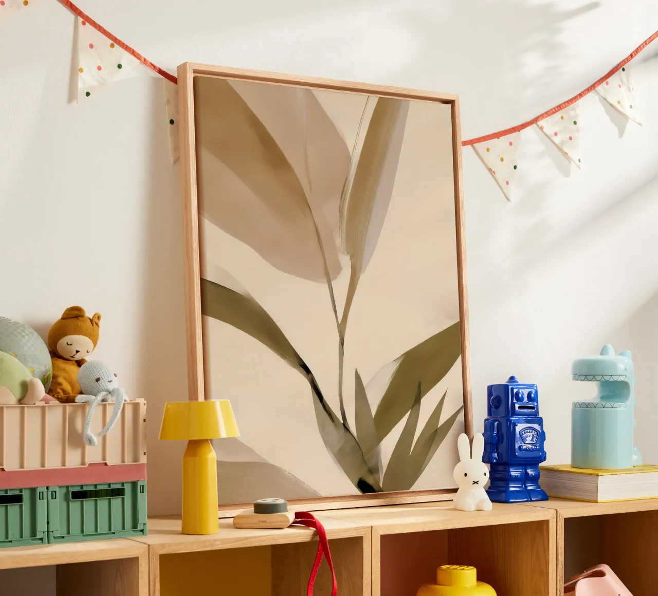 Soothe & Stem canvas with Floater frame by Seed & Signal