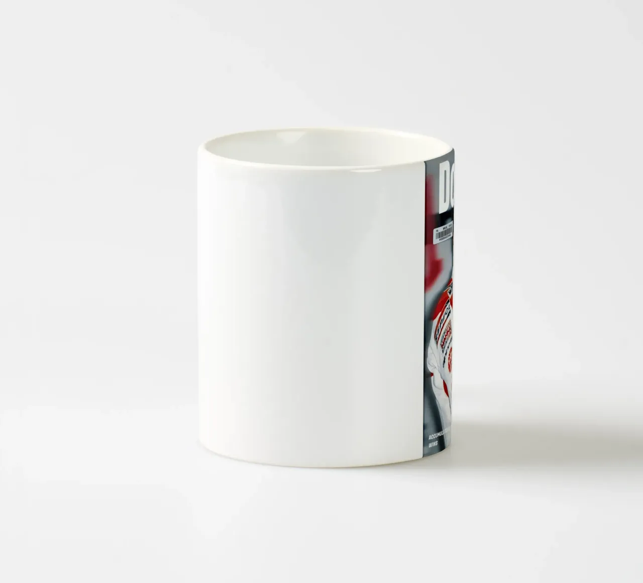 Mick Doohan tazza in ceramica da Low poly art