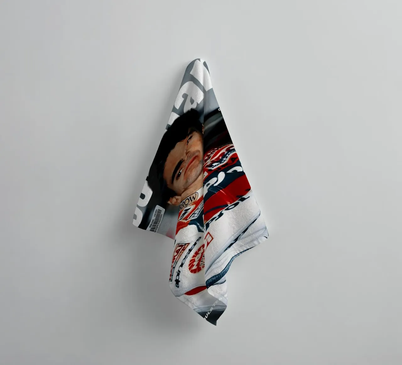 Mick Doohan towel by Low poly art