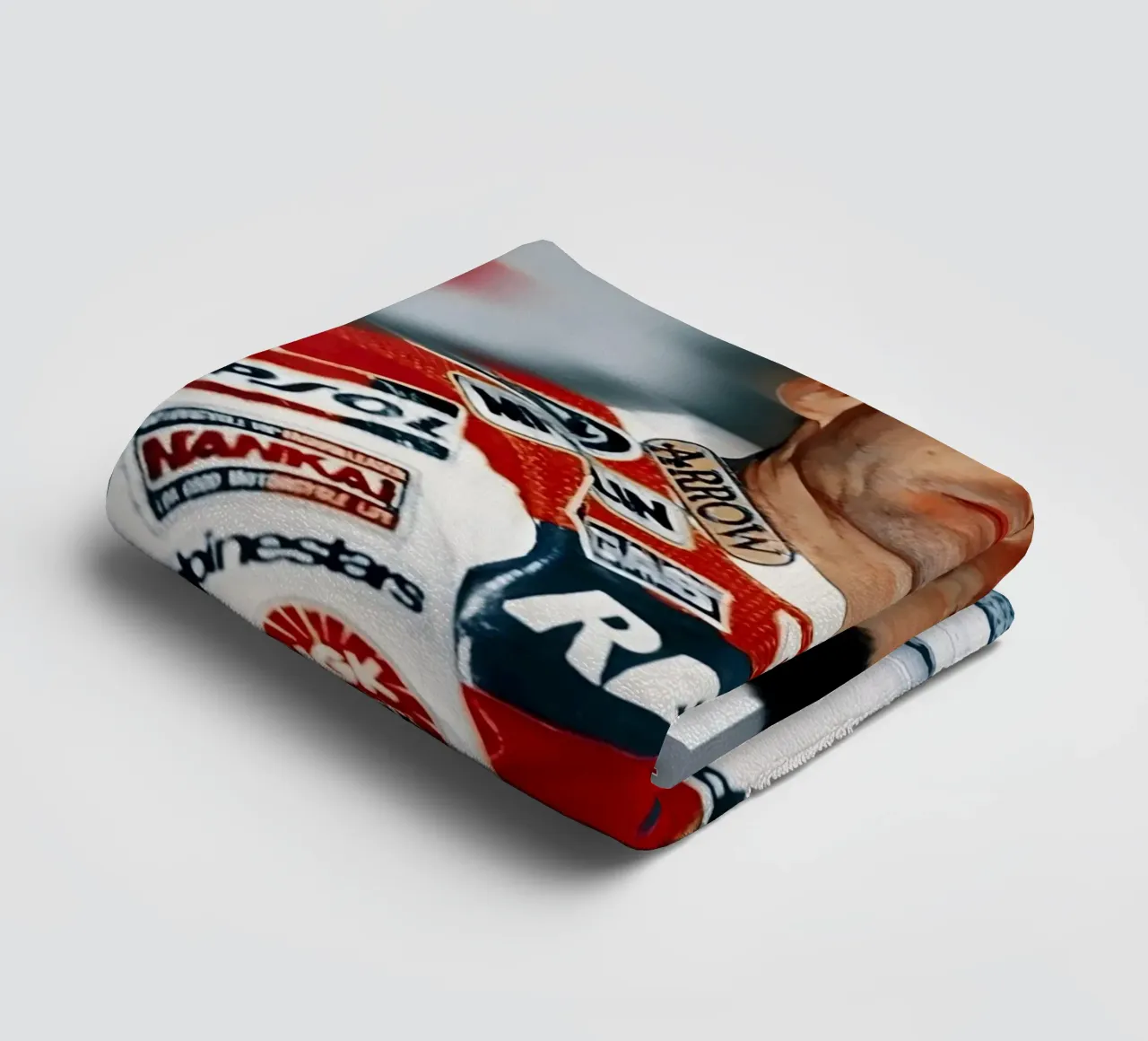 Mick Doohan towel by Low poly art