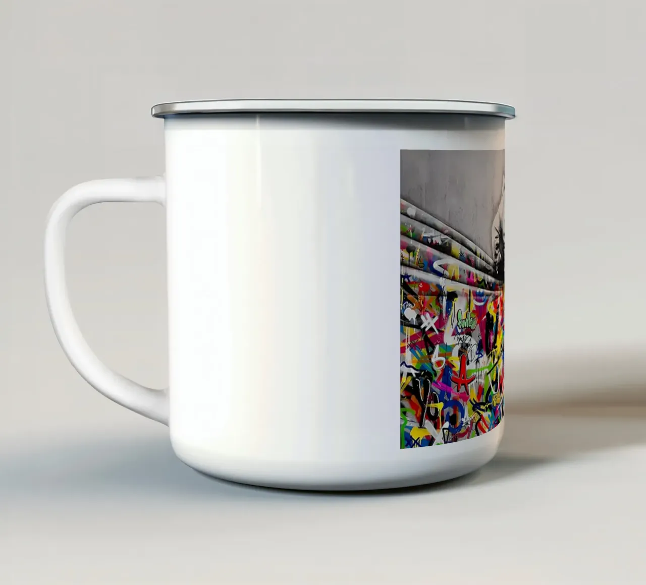 The Graffiti Art tazza in smalto da Martin studio