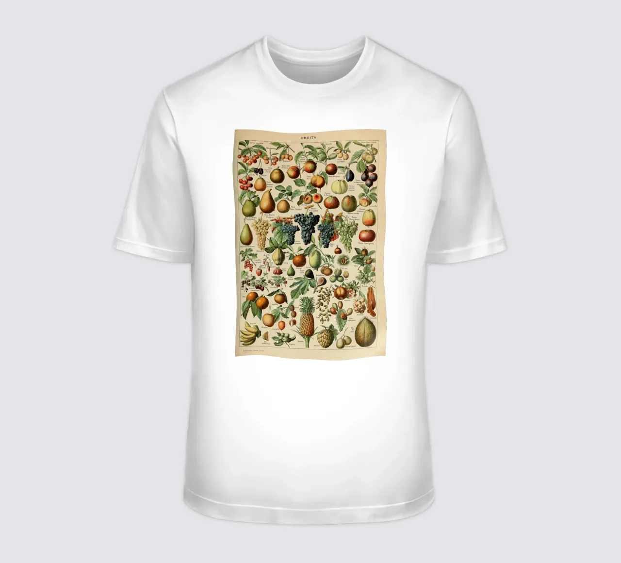 mele pere uva limoni frutta t-shirt da Graham Robertson