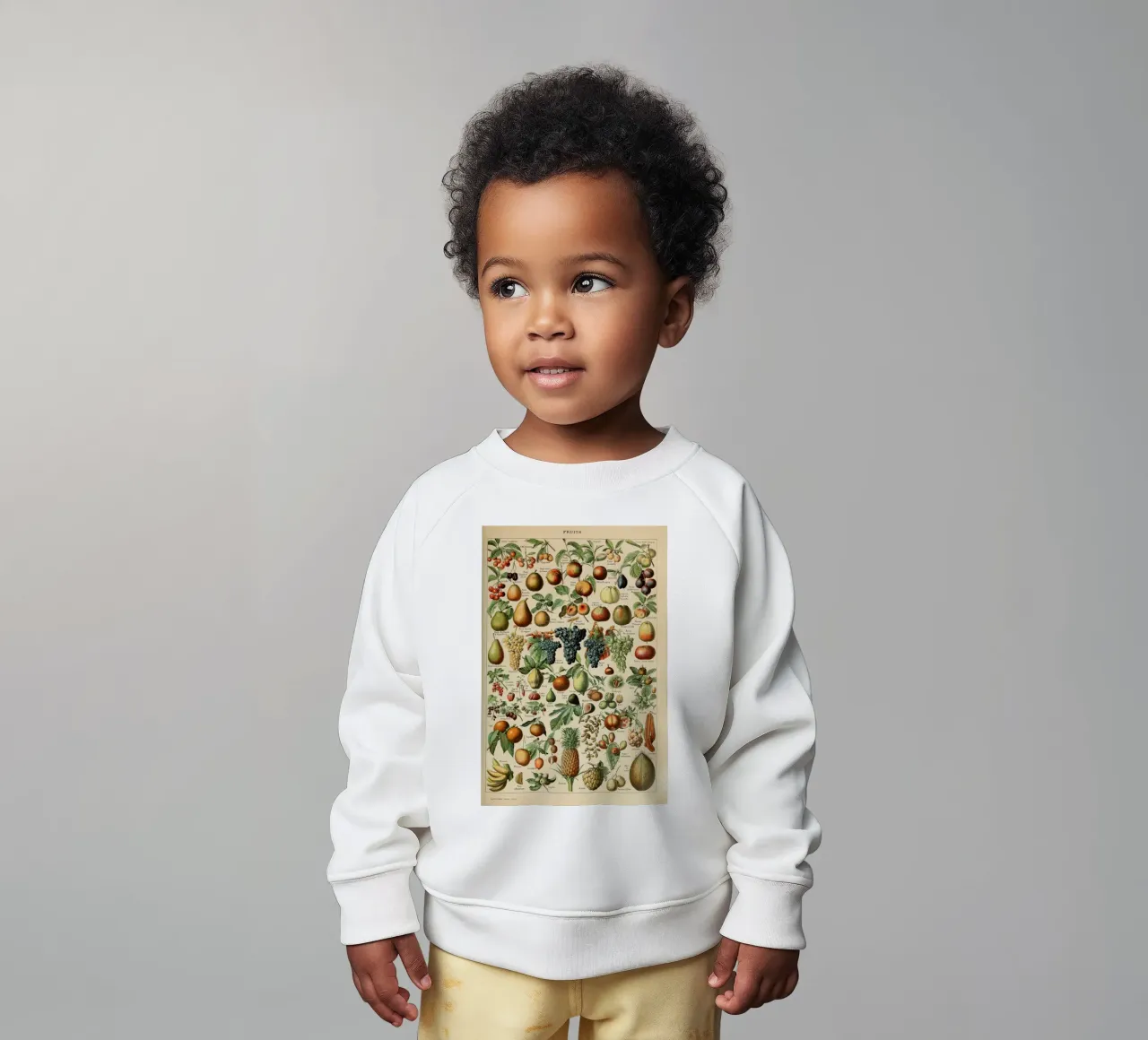 mele pere uva limoni frutta felpa neonato da Graham Robertson