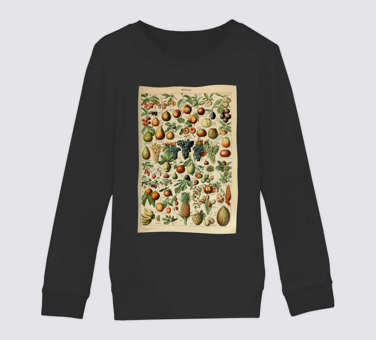 mele pere uva limoni frutta felpa bambino da Graham Robertson