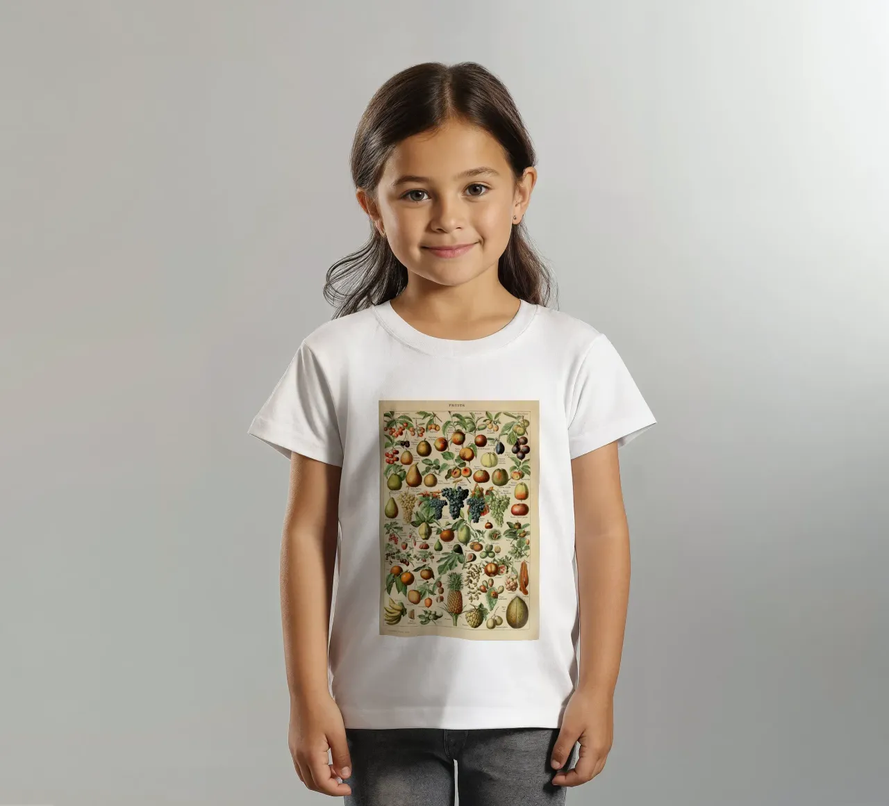 mele pere uva limoni frutta t-shirt bambini da Graham Robertson