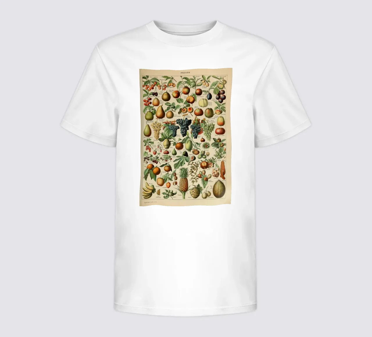 mele pere uva limoni frutta t-shirt bambini da Graham Robertson