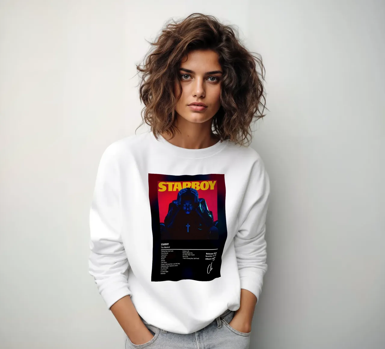 Starboy (2016) by The Weeknd felpa da DGUnder