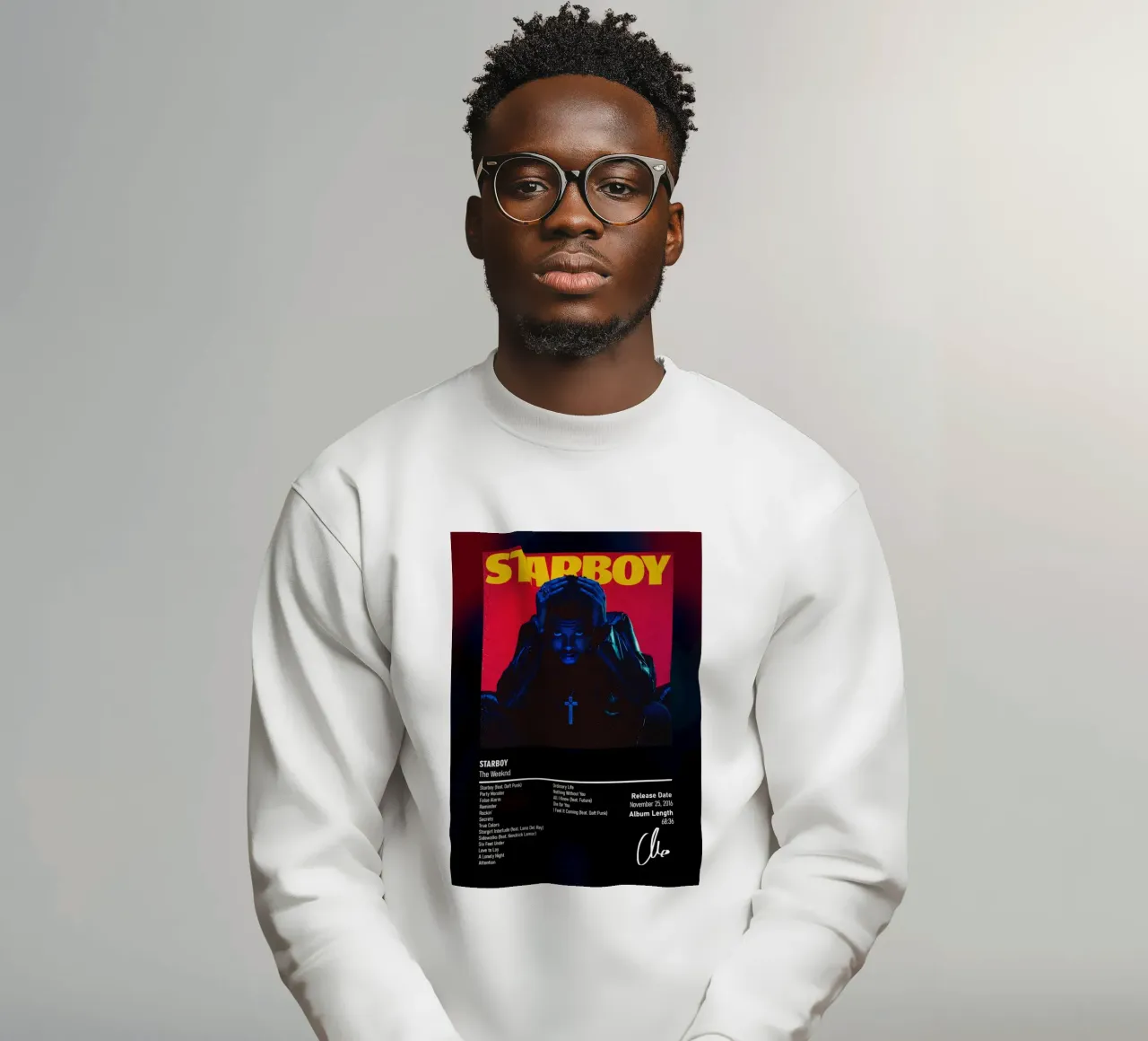 Starboy (2016) by The Weeknd felpa da DGUnder