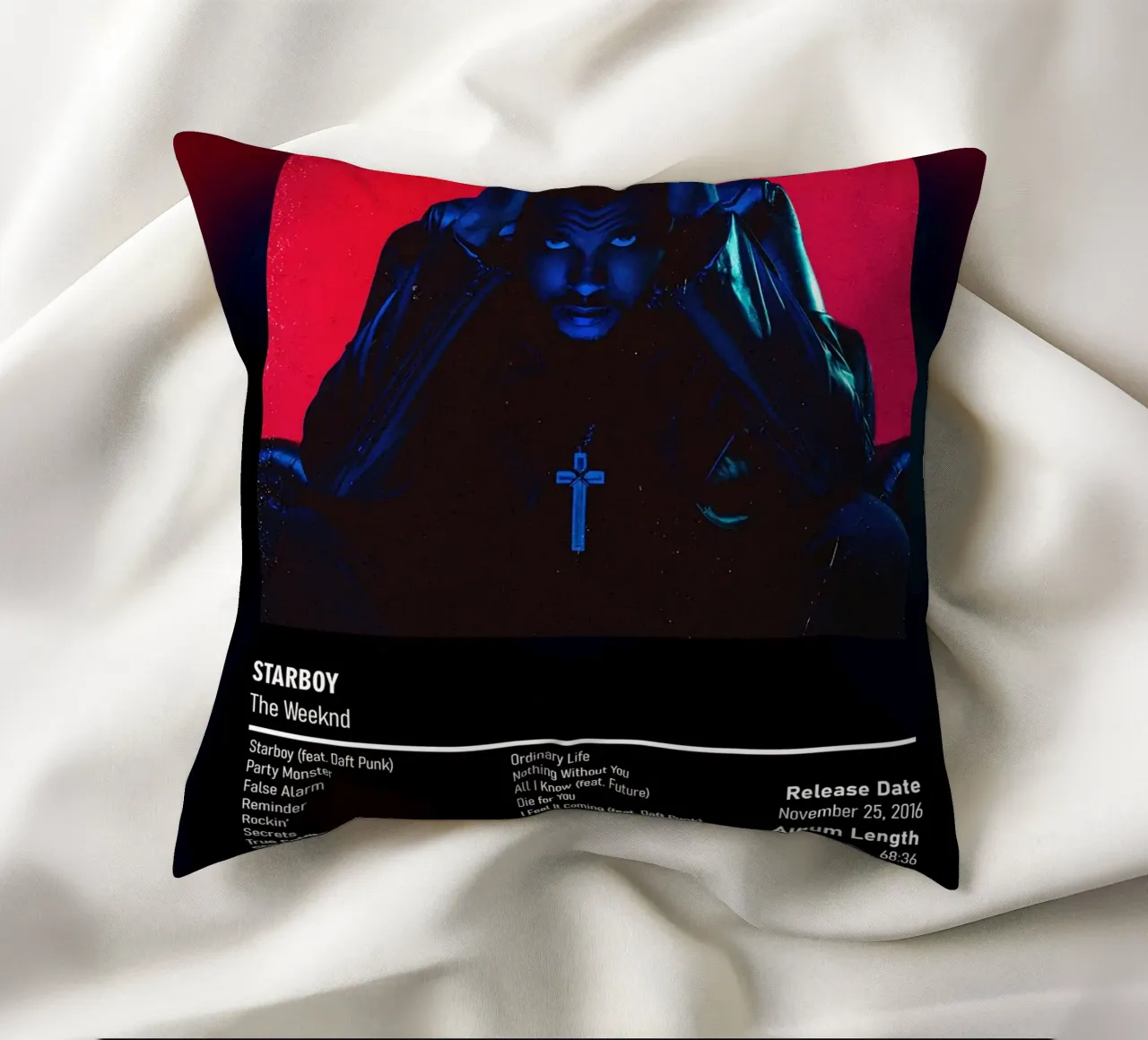 Starboy (2016) by The Weeknd cuscino da DGUnder
