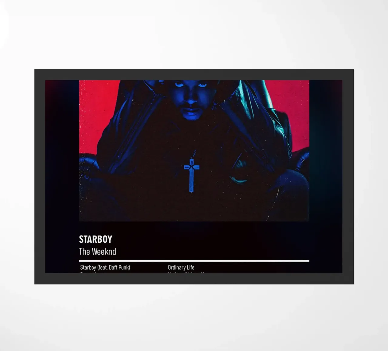 Starboy (2016) by The Weeknd zerbino da DGUnder