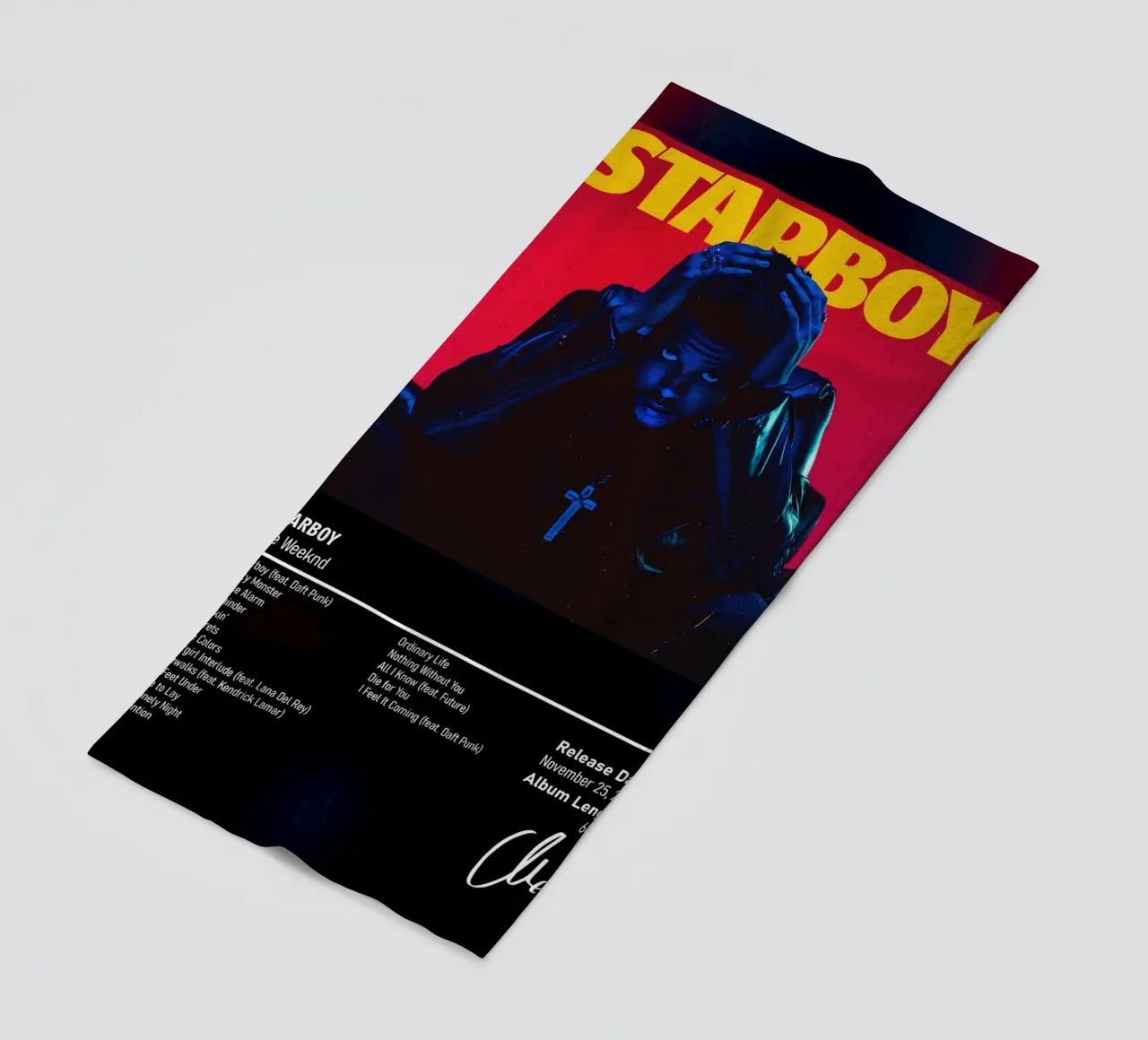 Starboy (2016) by The Weeknd telo mare da DGUnder