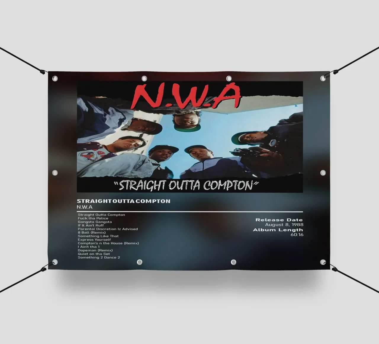 Straight Outta Compton by NWA PVC Plane von DGUnder