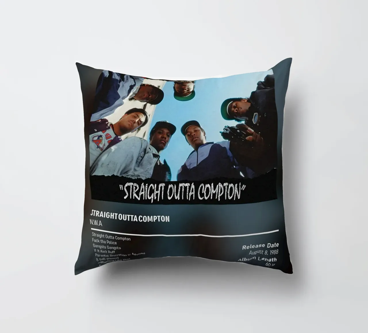 Straight Outta Compton by NWA cuscino da DGUnder