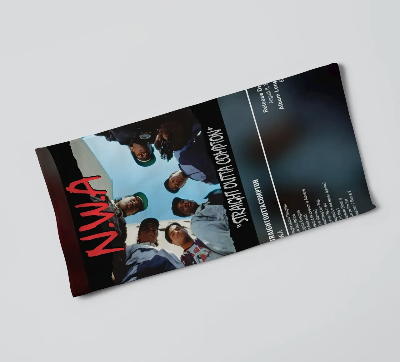 Straight Outta Compton by NWA asciugamano da bagno da DGUnder