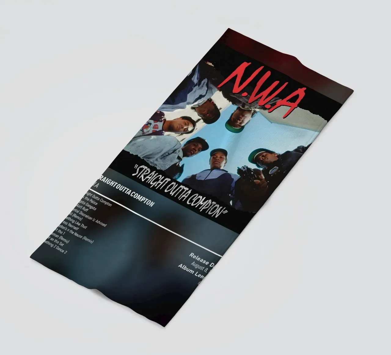 Straight Outta Compton by NWA telo mare da DGUnder