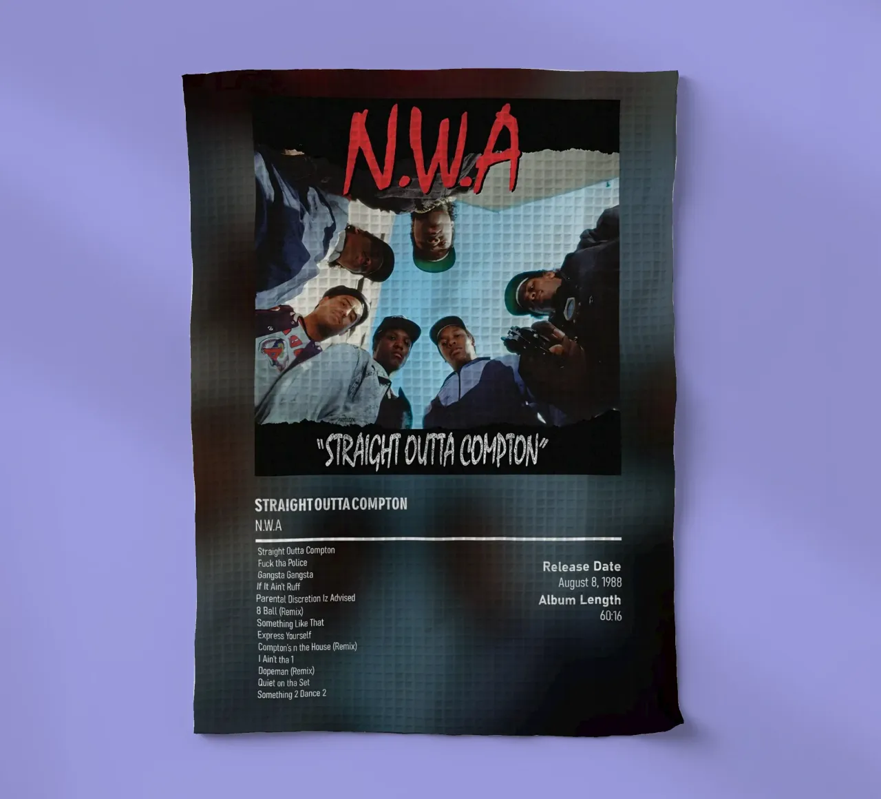 Straight Outta Compton by NWA canovaccio da cucina da DGUnder