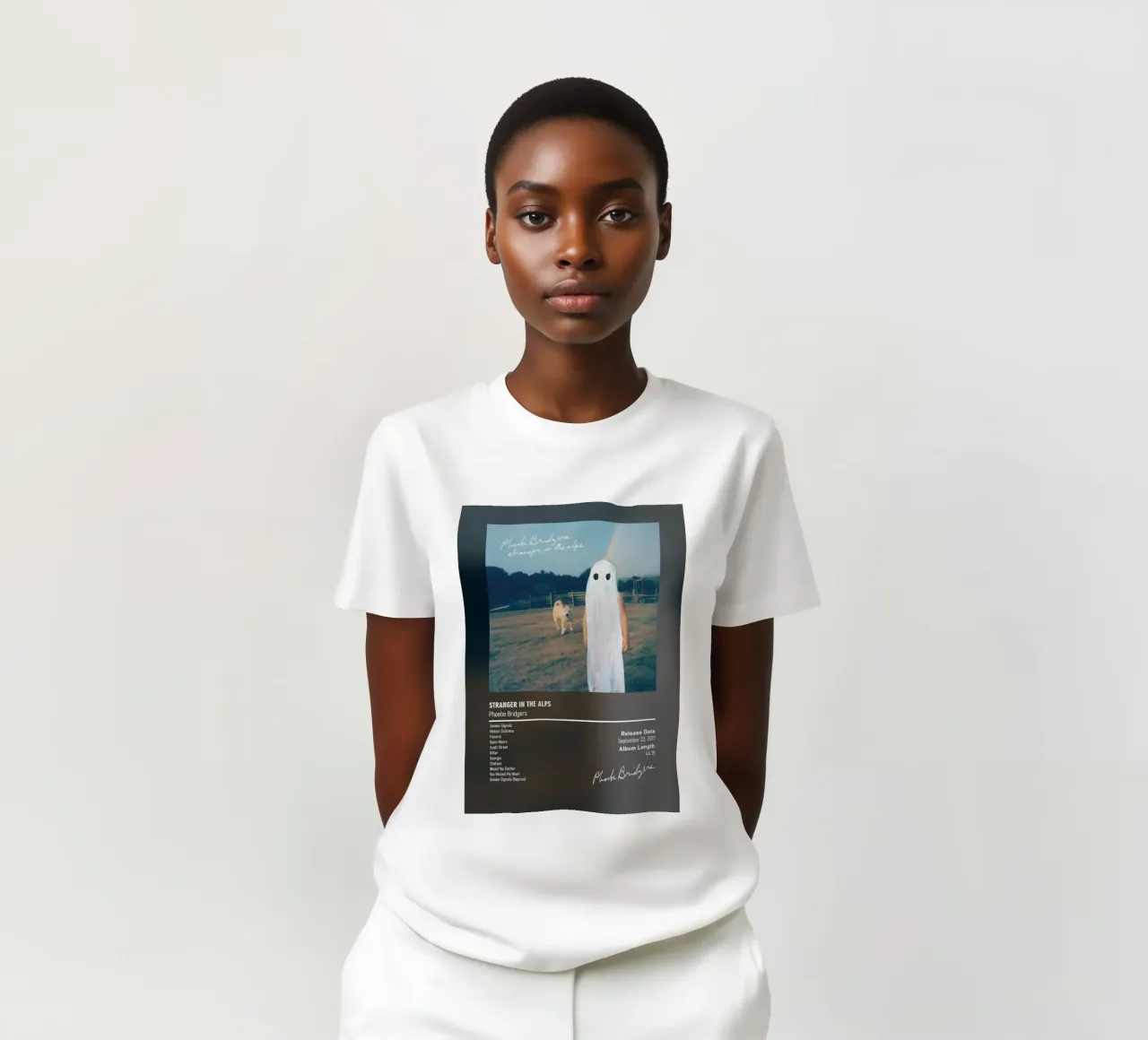 Stranger in the Alps (2017) by Phoebe Bridgers t-shirt da DGUnder
