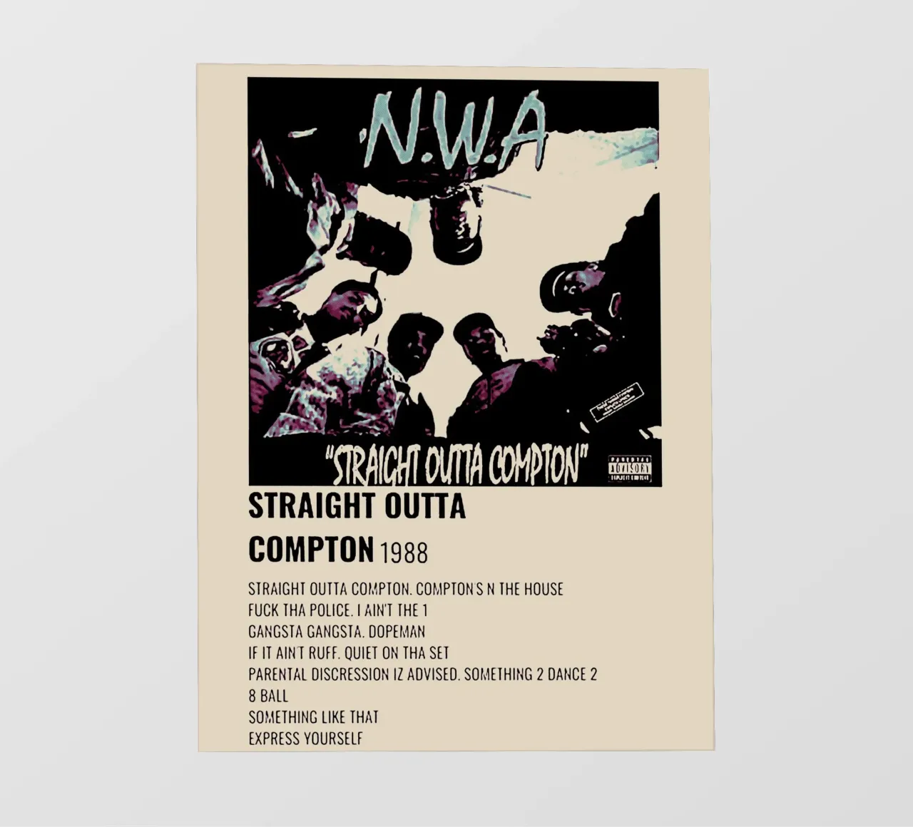 straight outta compton pellicola backlit da music soul