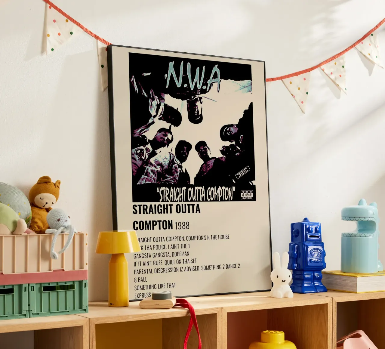 straight outta compton alluminio dibond da music soul