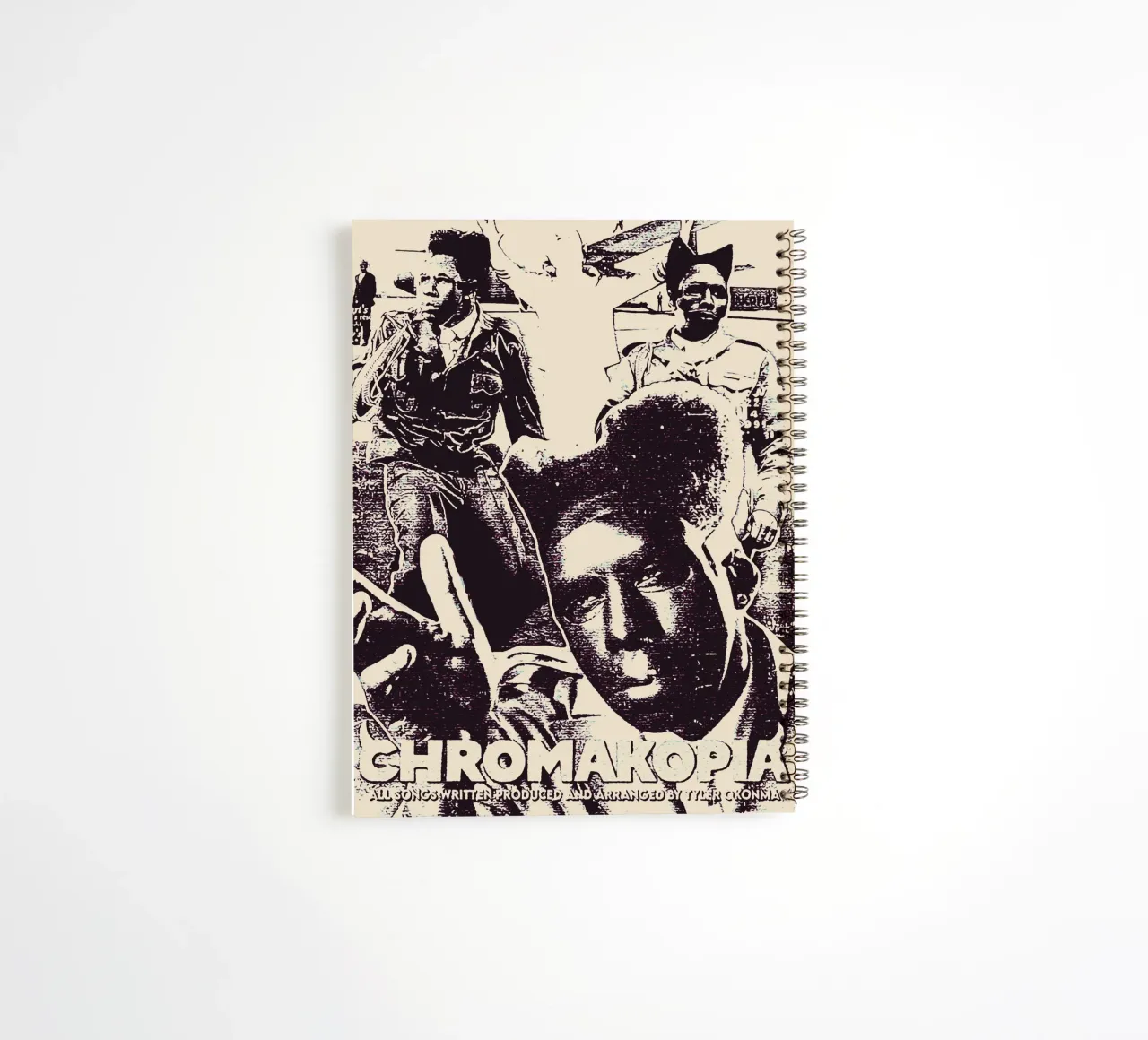 Chromoptera spiral notebook by music soul