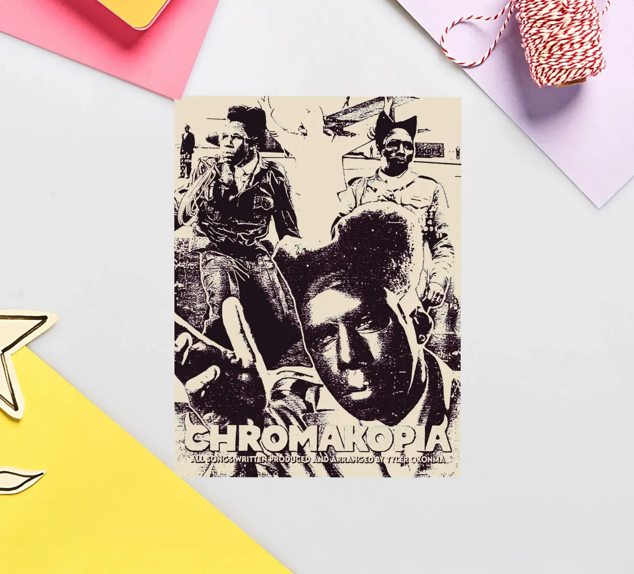 Chromoptera sticker by music soul