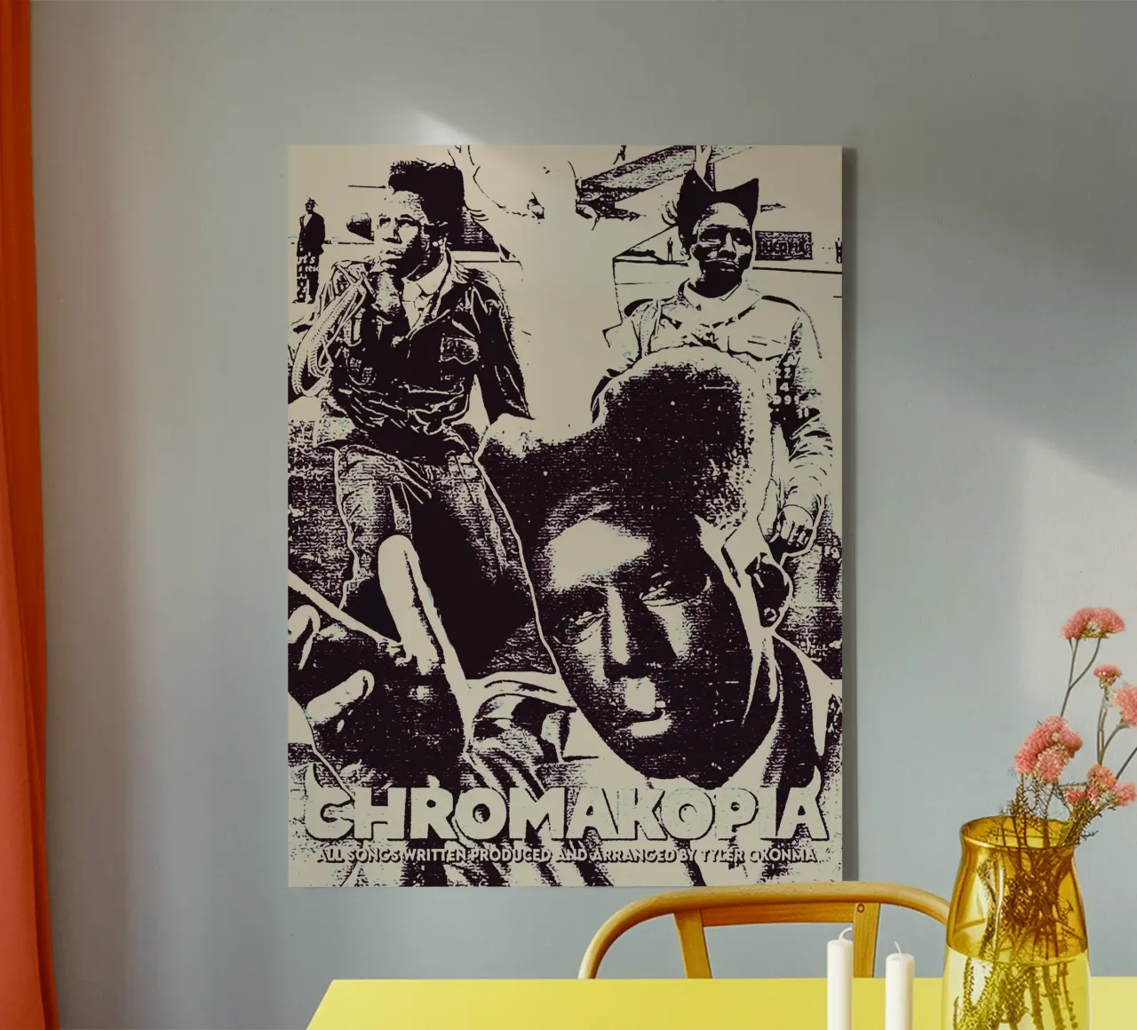Chromoptera canvas by music soul