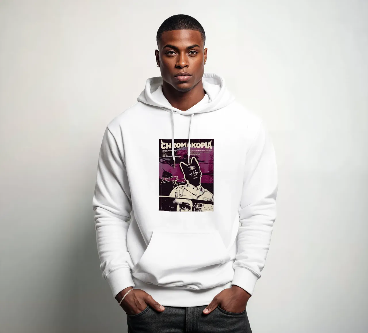 Cromopa 1 felpa con cappuccio da music soul