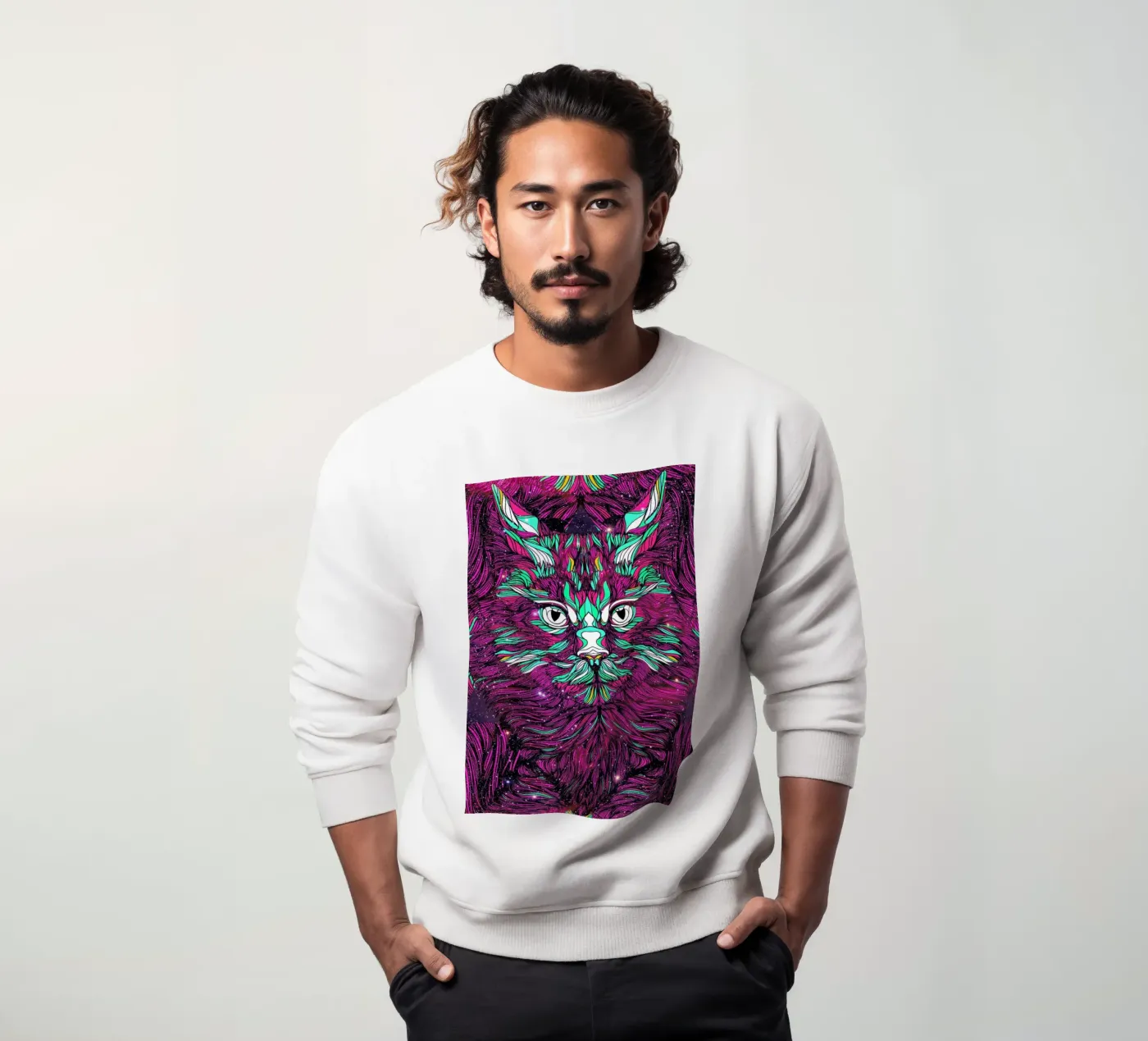 Space Cat felpa da Danny Ivan