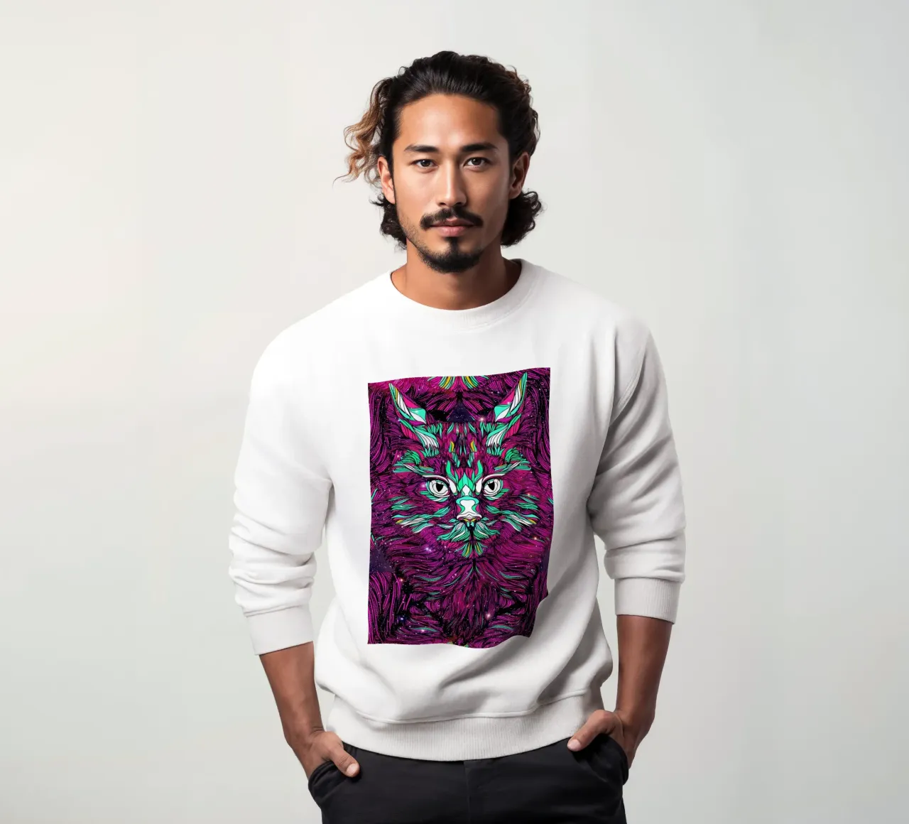 Space Cat felpa da Danny Ivan