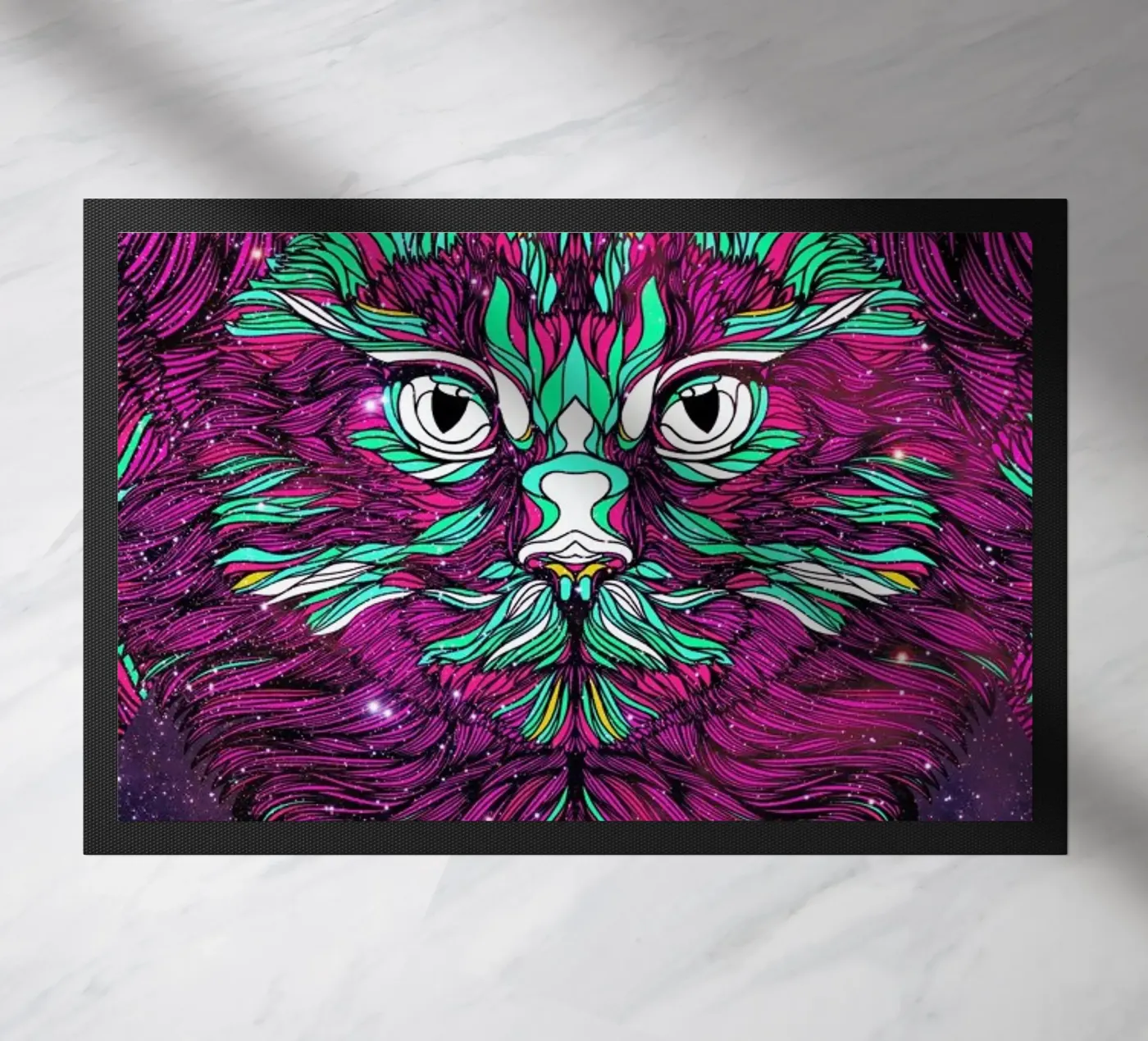 Space Cat doormat by Danny Ivan